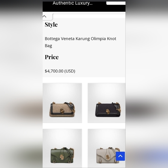 BOTTEGA VENETA LIKE NEW Intrecciato Knit Olimpia Knot Bag - Picture 2 of 13